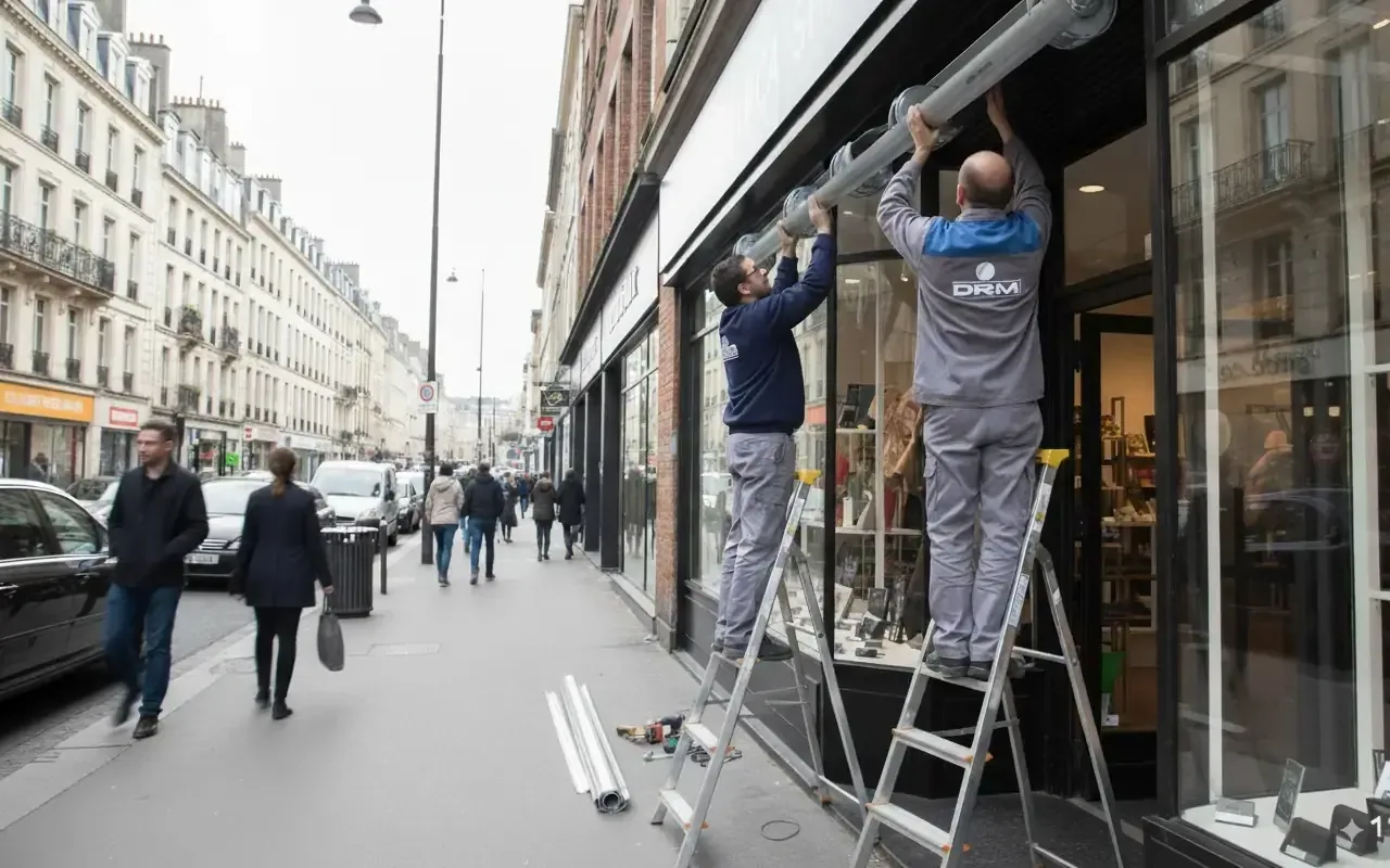 Installation et pose de rideau métallique à Marseille 4